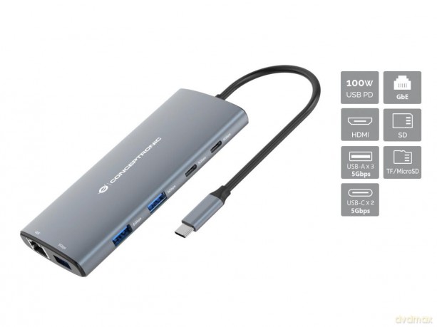 10-In-1 Multifunctional Usb Hub
