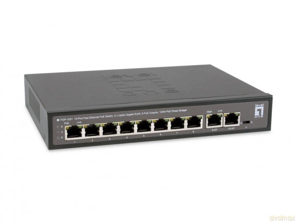 10-Port Fast Ethernet Poe