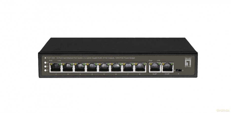 10-Port Fast Ethernet Poe