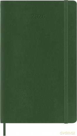 12m Wkly Ntbk Lg Myrtle Green Soft