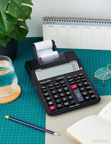 Casio HR-150RCE-WA-EC Kalkulator z drukarką, czarny