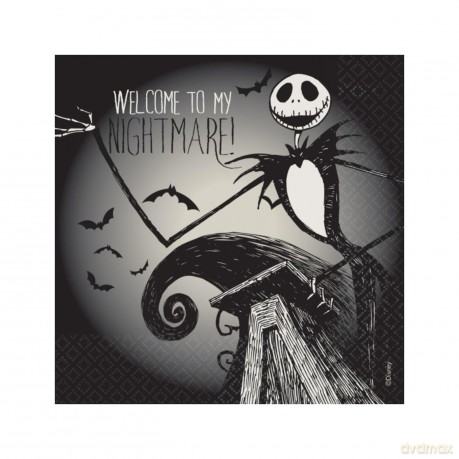 16 Lunch Napkins Nightmare Before Christmas 33 H