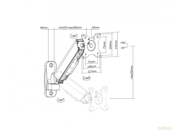 17 -32 Single Monitor Wall-Mounted