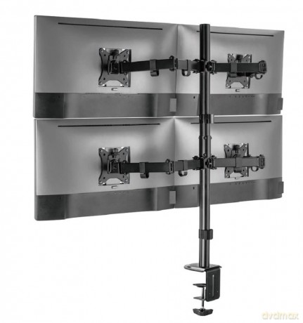 17"-32" Articulating Quad Monitor D