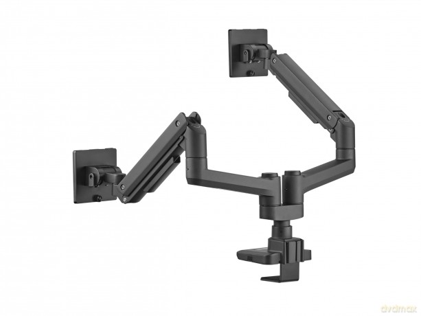 17"-35" Heavy-Duty Dual Monitor Des