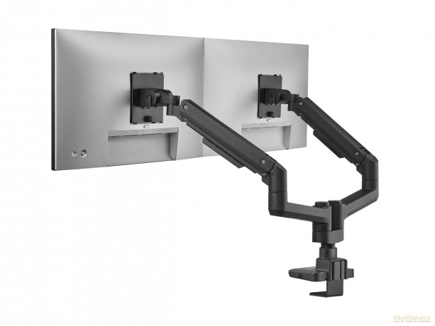 17"-35" Heavy-Duty Dual Monitor Des
