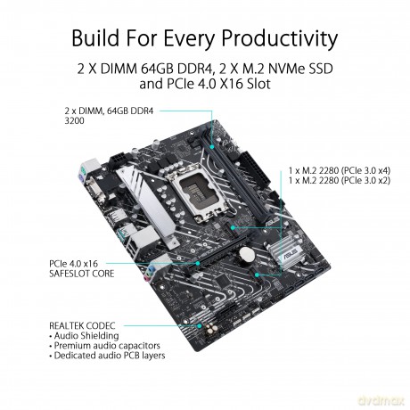 1700 Asus Prime H610m-A Ddr4 Csm