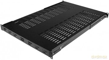 1u Adjustable Vented Rack Mount Shelf