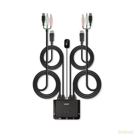 2 Port Displayport Kvm Switch