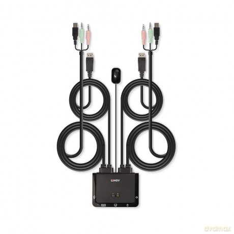 2 Port Displayport Kvm Switch