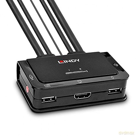 2 Port Hdmi 2.0 Kvm Switch Compact