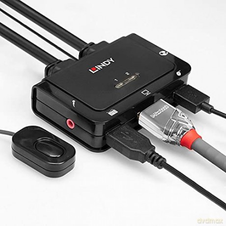 2 Port Hdmi 2.0 Kvm Switch Compact