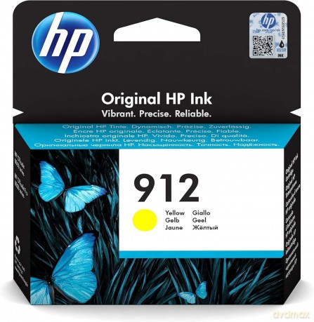 2.93 Ml - Yellow - Original - Ink Cartridge - For Officejet 8012 8013 8014 8015 Officejet Pro 8022 8024 8