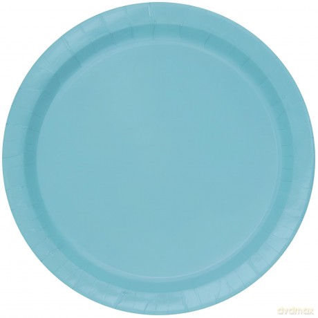 20 Trrfc Teal 7" Plt Sup Qs. Piatto Carta 18 Cm Terrific Teal - Verde Acqua Sup