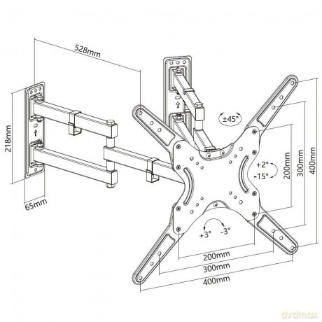 23 -55 Full Motion Corner Tv Wall