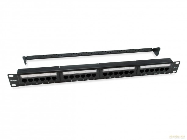 24-Port Cat.6 Unshielded Patch Pane