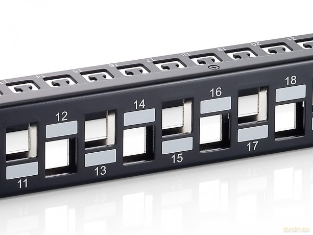 24-Port Keystone Cat.6a Shielded