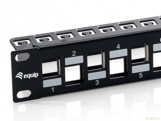 24-Port Keystone Cat.6a Shielded