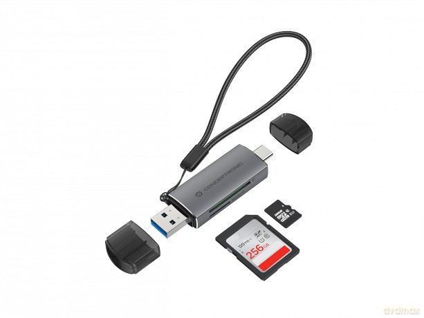 2-In-1 Usb 3.0 Dual Plug Card Read.