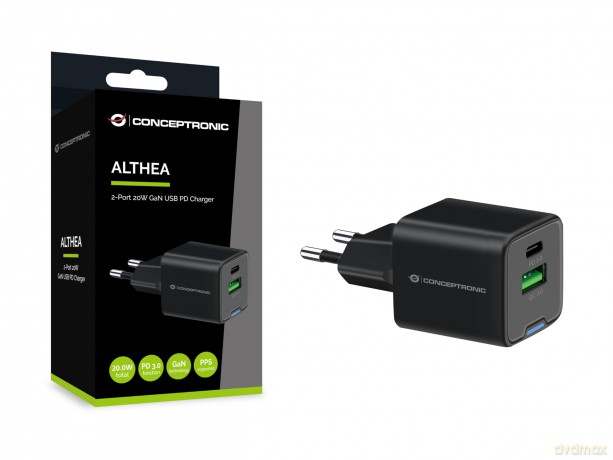 2-Port 20w Gan Usb Pd Charger, Usb