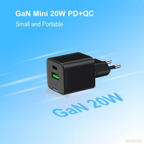 2-Port 20w Gan Usb Pd Charger, Usb