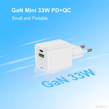 2-Port 33w Gan Usb Pd Charger