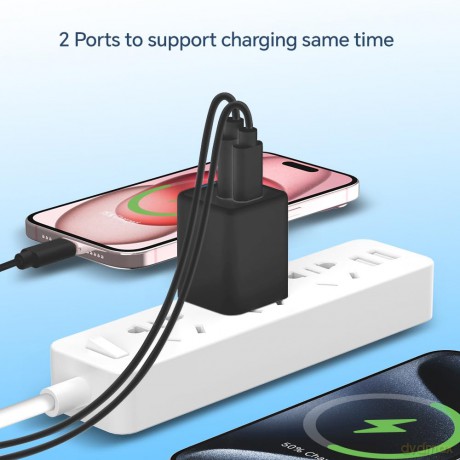 2-Port 33w Gan Usb Pd Charger