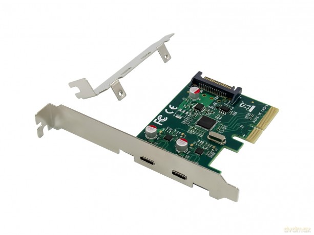2-Port Usb 3.2 Gen 2 Type-C Pcie Ca