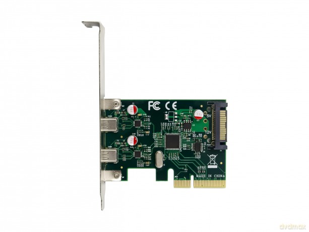 2-Port Usb 3.2 Gen 2 Type-C Pcie Ca