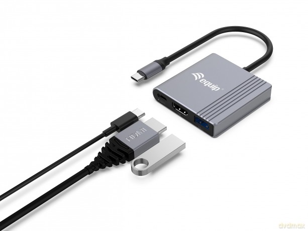 3 In 1 Usb-C To Hdmi/Usb-A/Usb Pd A