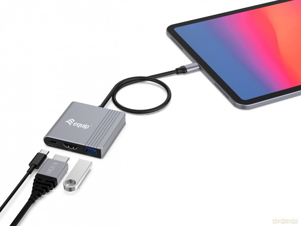 3 In 1 Usb-C To Hdmi/Usb-A/Usb Pd A