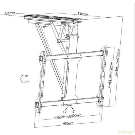 32 -70 Motorized Tv Ceiling Mount