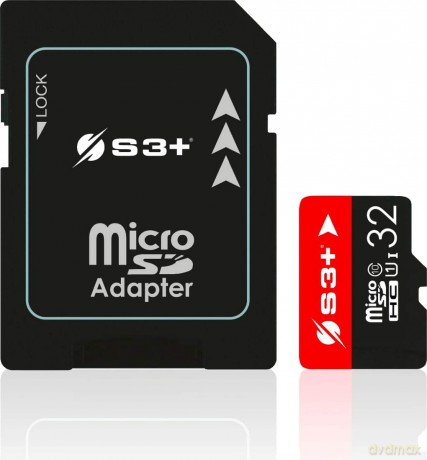32gb S3+ Microsd With Sd Adaptor