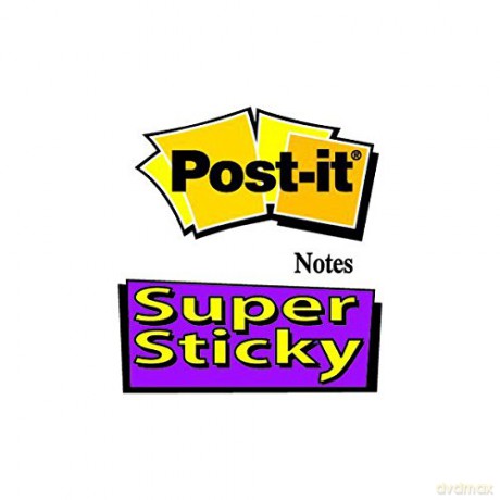 3m Post-It - Cubo 350 Foglietti Super Sticky - Colore Giallo Oro