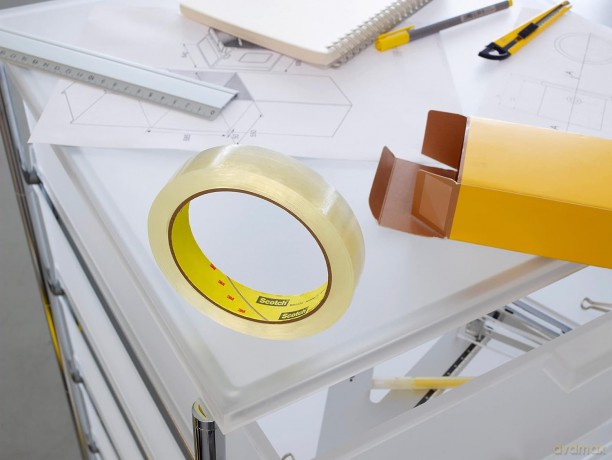 3M Post-it - Nastro Adesivo Scotch Trasparente Acrilico Ufficio 19mmx66m (8 pz)