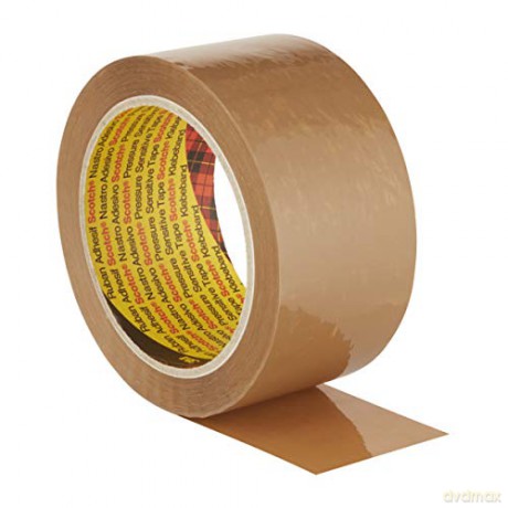 3m Post-It - Nastro Da Imballo Ppl Hot Melt Avana 50mmx66m (6 Pz)