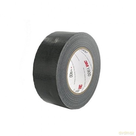 3M Post-it - Nastro Telato Nero 50mmx50m