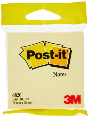 3M Post-it Notes - Flow Pack Appendibili 100 Fogli Gialli 76x76mm