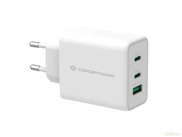 3-Port 65w Gan Usb Pd Charger