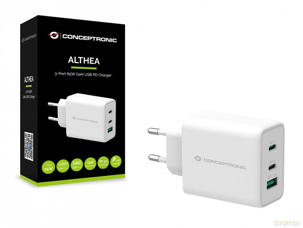 3-Port 65w Gan Usb Pd Charger