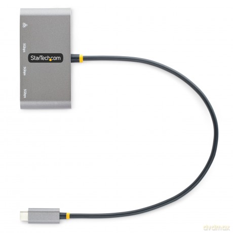 3-Port Usb-C Hub With Ethernet Portable