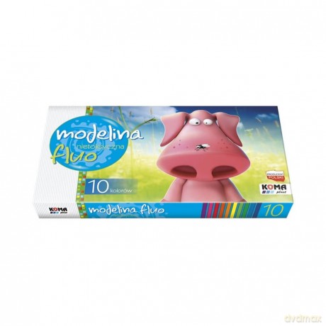 Modelina 10 Kolorów Fluorescencyjna [SZKOŁA]