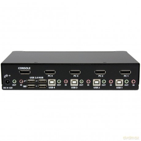 4 Port Usb Displayport Kvm Switch