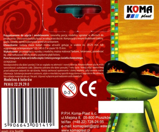 Modelina 6 Kolorów [SZKOŁA]