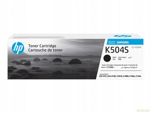 415, Clx-4195, Clt-K504s, Black, 2,5 (Stk)-Samsung Clt-K504s Black Toner Cartridge 2,5k