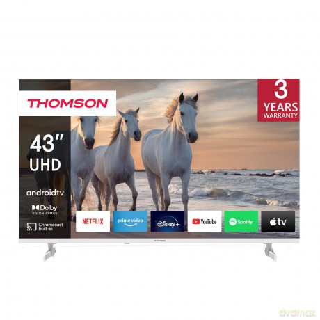 43 Android Tv 4k White