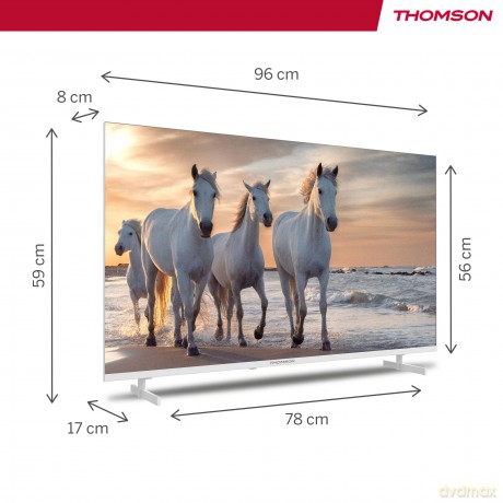43 Android Tv 4k White