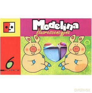 Modelina Fluorescencyjna 6 Kolorów [SZKOŁA]
