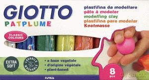 Modelina Patplume 8 Kolorów [SZKOŁA]