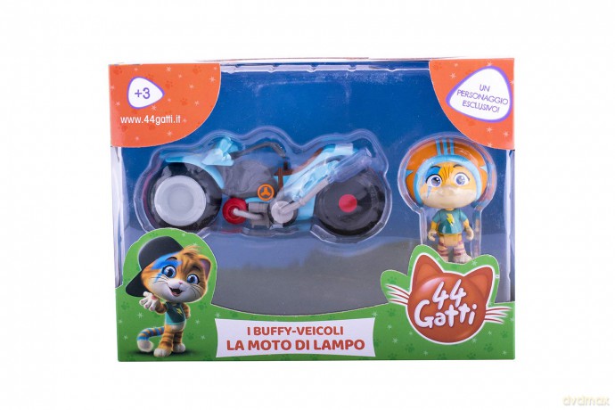 44 Gatti - Veicolo Con Personaggio 8 Cm (Assortimento)
